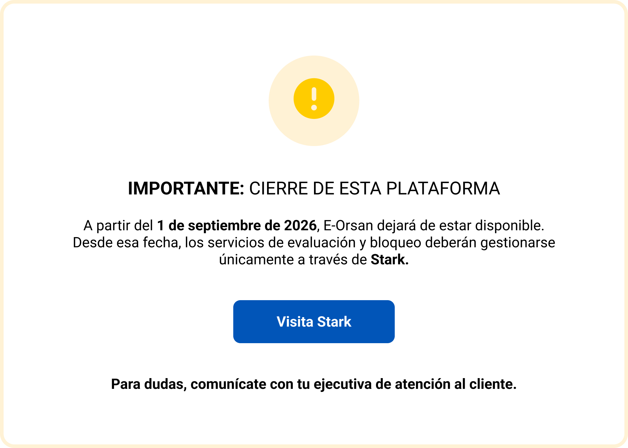 Cambio de URL